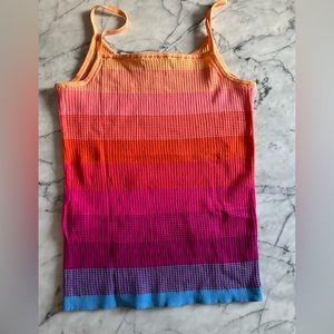 🌈🏳️‍🌈🦄 Banana Republic 💯 cotton stretch tank Small🦄🏳️‍🌈🌈